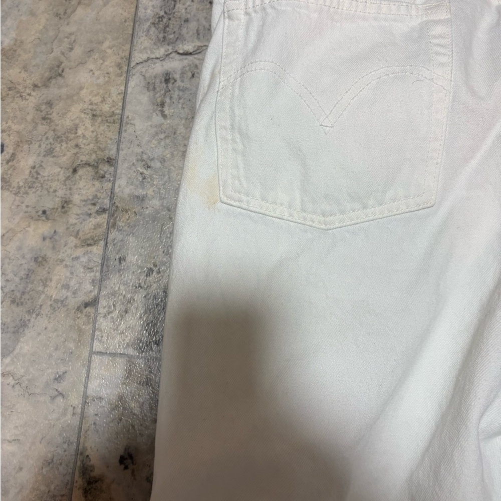 Levi's White Wedgie Straight Jeans - Picture 7 of 10